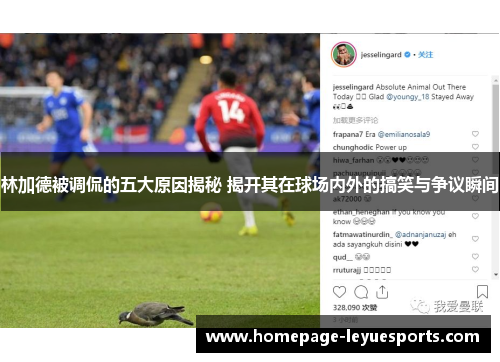 林加德被调侃的五大原因揭秘 揭开其在球场内外的搞笑与争议瞬间 林加德被调侃的五大原因揭秘 揭开其在球场内外的搞笑与争议瞬间